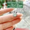 Mặt Dây Ngọc Phỉ Thúy Băng - Lục Ngọt VT 14K - Moissanite ~6,8x7,7 mm 129.68