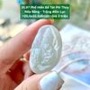 Phổ Hiền Bồ Tát Phỉ Thúy  Nếp Băng - Trắng đốm Lục  ~20,5x32,5x6mm 30.97