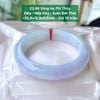 Vòng Hẹ Phỉ Thúy  Nếp - Nếp Hóa – Xuân Đới Thái  ~55,9x12,9x9,2mm 23.86