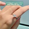 Nhẫn Moissanite 5x5mm VT 10k K6