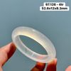 Vòng Hẹ Mã Não Chalcedony Bạch Nguyệt Quang ~52.6x12x8.3mm - 97.126