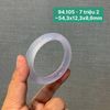 Vòng ngọc tuỷ Chalcedony tử la lan ~54,3x12,3x8,6mm 94.105