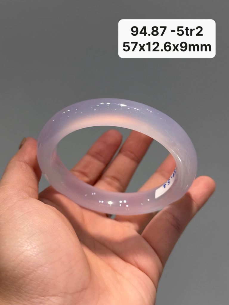 Vòng Ngọc Tuỷ Chalcedony Tử La Lan 94.87