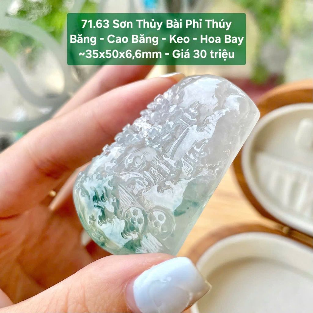 Sơn Thủy Bài Phỉ Thúy Băng - Cao Băng - Keo - Hoa Bay - 71.63