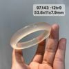 Vòng Hẹ Mã Não Chalcedony Bạch Nguyệt Quang ~53.6mm  97.143