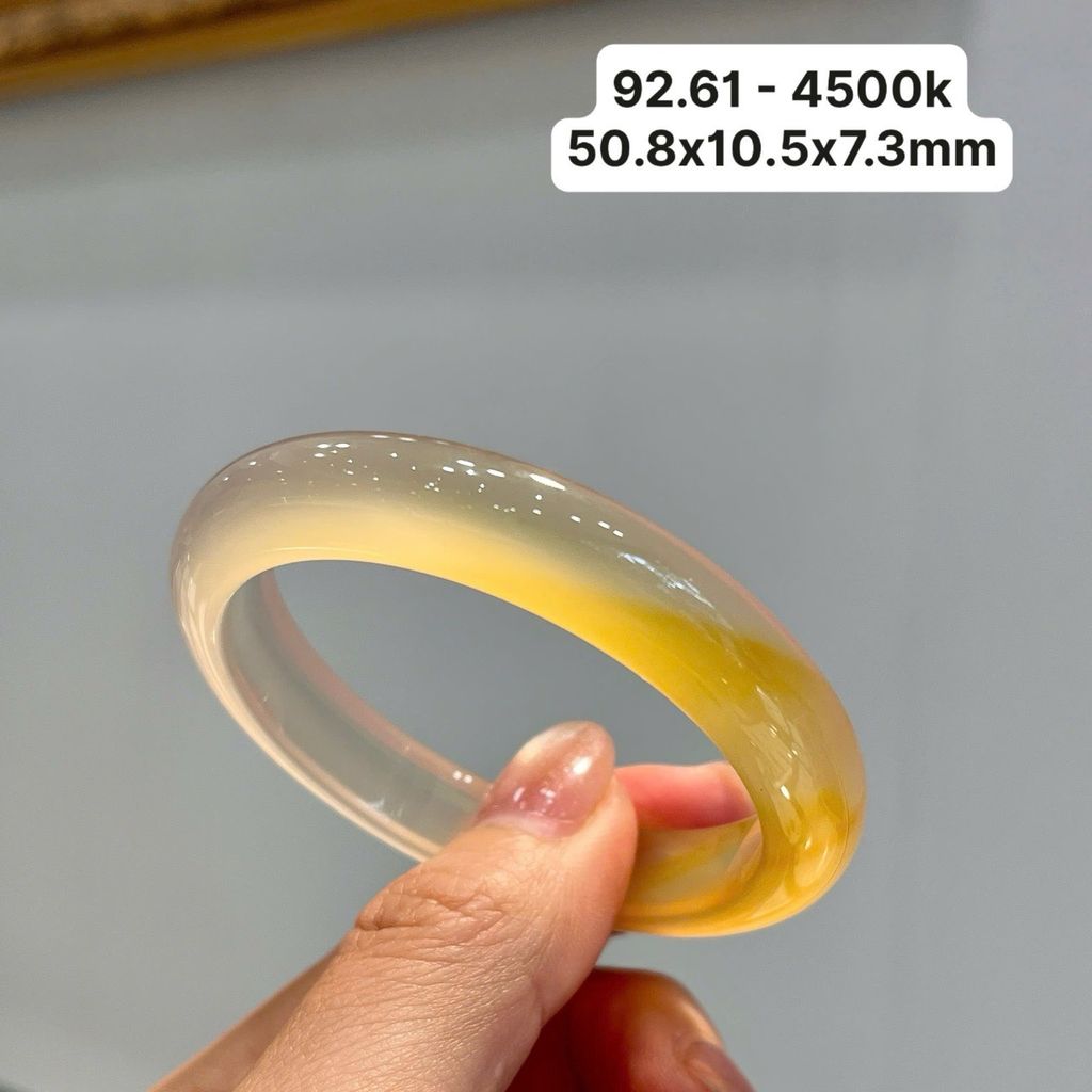 Vòng Ngọc Tuỷ Chalcedony Hoàng Kim 92.61