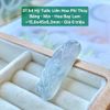 Hỷ Tước Liên Hoa Phỉ Thúy Jadeite A Băng - Mịn - Hoa Bay Lam ~15,8x45x6,3mm 37.54