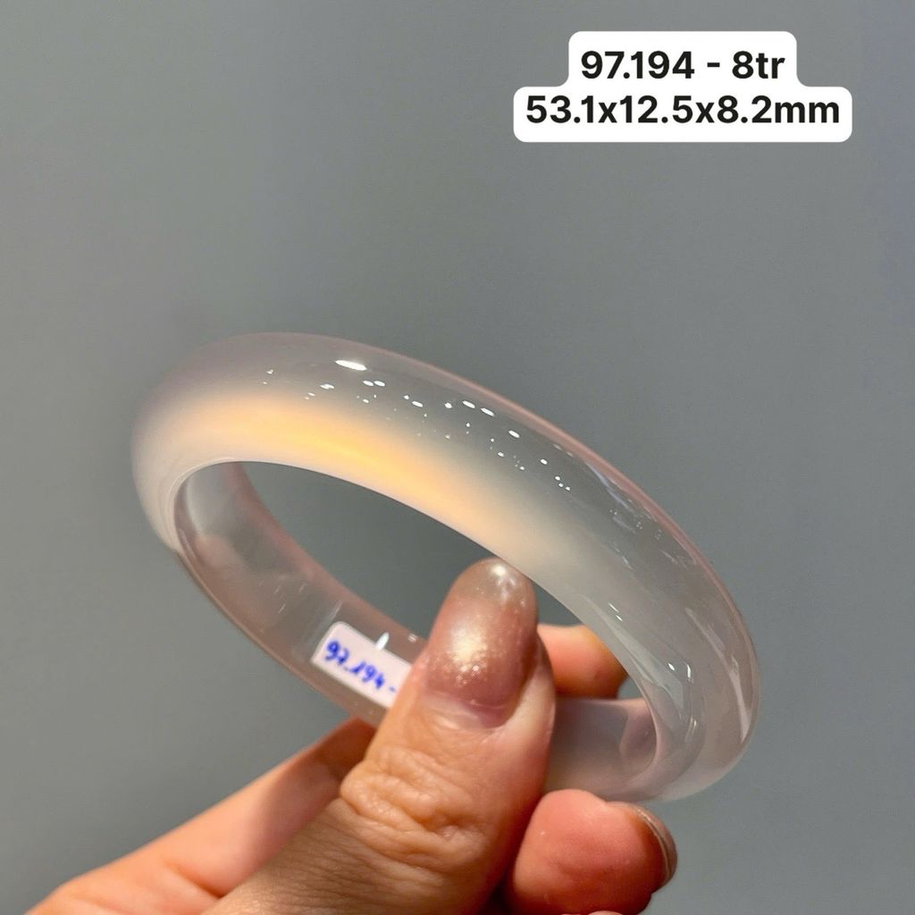 Vòng Hẹ  Ngọc Tuỷ Chalcedony Bạch Nguyệt Quang 97.194