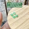 Mặt Ngọc Phỉ Thuý Nếp Hoá - Lục Táo ~ 6,6x7,8x3,3mm 15.183