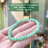 14.918 Vòng Tay Phỉ Thuý Jadeite A - Nếp - Nếp Hoá - Lục Táo ~5,7mm