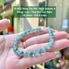 14.922 Vòng Tay Phỉ Thuý Jadeite A - Băng - Lão - Hoa Bay Lục Đậm ~6,2mm