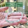 14.905 Vòng Tay Phỉ Thuý Jadeite A - Băng - Đa Bảo ~ 3,8 - 4,3mm