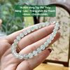 Vòng Tay Phỉ Thúy Băng - Lão - Trắng phớt Du Thanh ~6mm 14.604