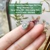 Charm Quả Dứa Ngọc Phỉ Thúy Băng - Hoa Bay Lục VT 18K - KC Tấm ~6,5x11,1mm 130.66