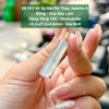 69.163 Vô Sự Bài Phỉ Thuý Jadeite A Băng - Hoa Bay Lam ~ VV14K - Moissanite ~ 8,2x27,2x 4,6mm