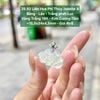 39.93 Liên Hoa Phỉ Thuý Jadeite A - Băng - Lão -  Trắng Phớt Lục  ~ VT18K - KC Tấm ~ 15,4x24x4,5mm