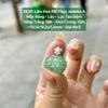 39.97 Liên Hoa Phỉ Thuý Jadeite A - Nếp Băng - Lão - Lục Táo Đậm - VT18K - KC Tấm ~ 13,5x18,2x7,2mm