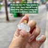 39.94 Liên Hoa Phỉ Thuý Jadeite A - Băng - Lão - Bạch Nguyệt Quang - VV18K - KC Tấm ~ 14,2x25,5x5,2mm