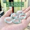 5.255.2 Nhẫn Phỉ Thuý Jadeite A - Nếp Băng -Băng - Hoa Bay ~18,3x6,1x3,8mm