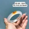 Vòng Hẹ Mã Não Chalcedony Đốm Đỏ Cam Ni 52.7mm 92.48