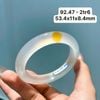 Vòng Hẹ Mã Não Chalcedony Đốm Đỏ Cam Ni 53.4mm 92.47