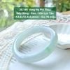 Vòng Hẹ Phỉ Thúy Nếp Băng - Keo - Vân Lục Táo ~53,6x124x8,6mm 26.146
