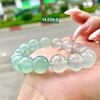 Vòng Tay Phỉ Thúy Cao Băng - Keo Trắng mix Lục Táo ~12,2mm 14.530