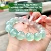 Vòng Tay Phỉ Thúy Cao Băng - Keo Trắng mix Lục Táo ~12,2mm 14.530