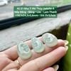 Như Ý Phỉ Thúy Jadeite A Nếp Băng Băng Lão Lam Thanh~14,1x24,2x5,6mm 42.51