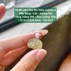 Liên Hoa Phỉ Thúy Jadeite A Nếp Băng Lão Hoàng Phỉ - VT 18K - KC Tấm ~10,3x17,2x6,3mm 39.88