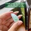 Bắp Cải Ngọc Phỉ Thúy Jadeite A Nếp Hóa - Mịn Đốm Lục Cay  ~15,8x35,4x11,6mm 41.19