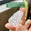 Phật Bà Phỉ Thúy Jadeite A Băng - Bạch Nguyệt Quang ~27,2x43,2x5,5mm 30.205