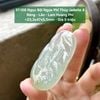 37.108 Ngọc Bội Ngựa Phỉ Thúy Jadeite Băng Lão Lam Hoàng Phỉ ~23,3x47x5,5mm