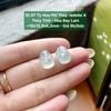 32.97 Tỳ Hưu Phỉ Thúy Jadeite A Thủy Tinh - Hoa Bay Lam ~10x12,8x6,3mm