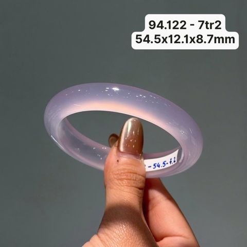 Vòng Ngọc Tuỷ Chalcedony Tử La Lan ~ 54,5x12,1x8,7mm 94.122