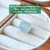 Lu Thống Chạm Rồng Phỉ Thúy Jadeite A Băng Keo Lam Thanh ~12x12mm 7.91