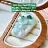 Rồng Ngọc Phỉ Thúy Jadeite A Nếp Mịn Hoa Bay Lục Đậm ~27x48mm 61.25