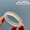Vòng Hẹ Mã Não Chalcedony Bạch  Nguyệt Quang ~54,5mm 97.125