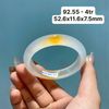 Vòng Hẹ Mã Não Chalcedony Vàng Cam ~52,6mm 92.55
