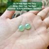 Mặt Ngọc Phỉ Thúy Băng - Keo - Lục Táo Ngọt ~9,8x9,8- 9,3x10,5x5,8mm 15.119