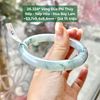 Vòng Đũa Phỉ Thúy Nếp - Nếp Hóa - Hoa Bay Lam ~53,7x9,4x9,4mm 26.324*