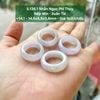 Nhẫn Ngọc Phỉ Thúy Nếp Mịn - Xuân Tài ~14,1- 14,5x6,5x3,8mm 5.136.1