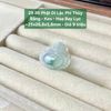 Phật Di Lặc Phỉ Thúy Băng Keo - Hoa Bay Lục - ~25x26,8x5,8mm 29.85