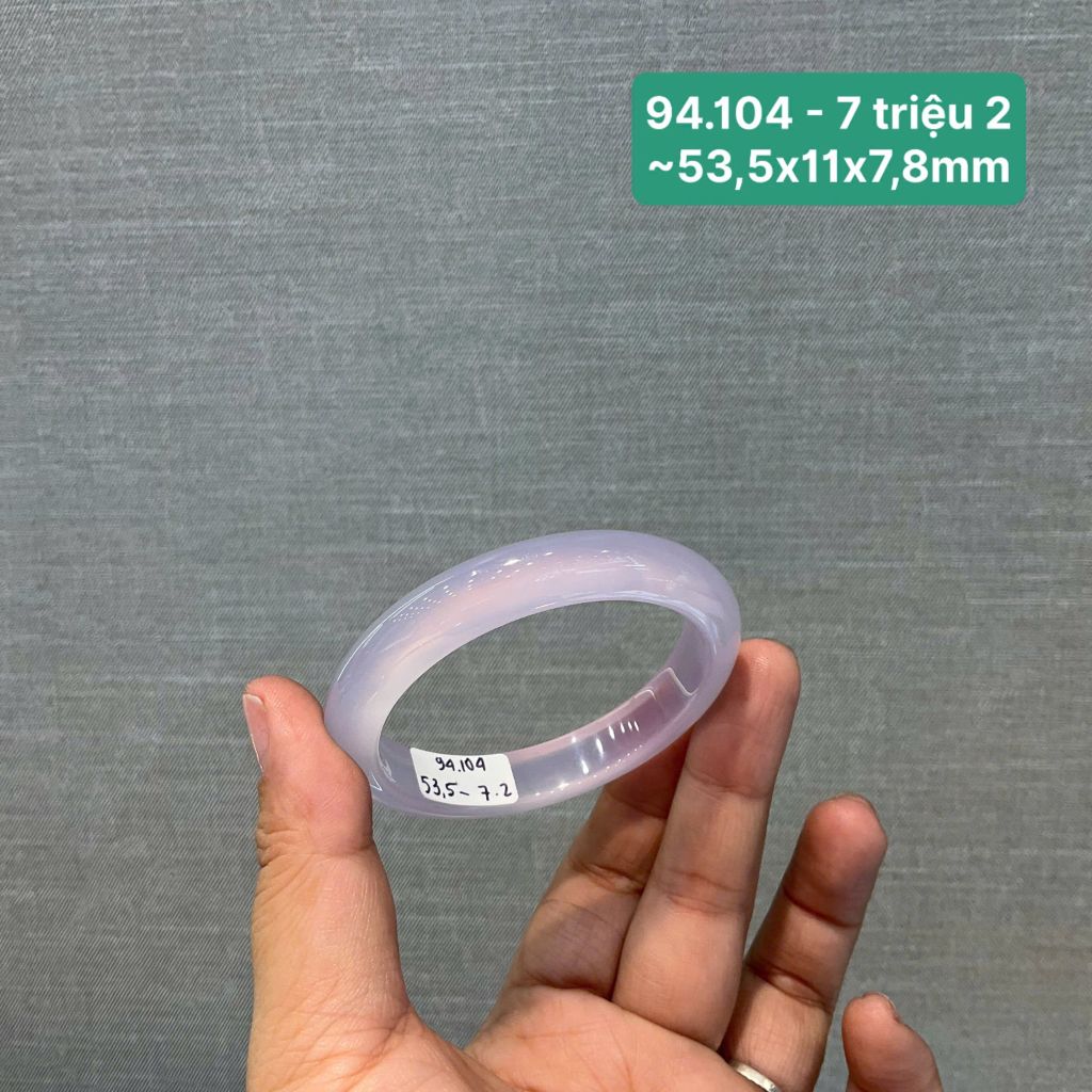 Vòng ngọc tuỷ Chalcedony tử la lan 94.104