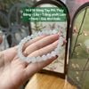 Vòng Tay Phỉ Thúy Băng Lão - Trắng phớt Lam ~7mm 14.618