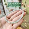 Vòng Tay Phỉ Thúy Băng - Trắng mix Lục ~4,8mm 14.655