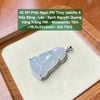 30.191 Phật Ngọc Phỉ Thuý Jadeite A - Nếp Băng - Lão - Bạch Nguyệt Quang - VT14K - Mois Tấm ~19,5x33x5mm