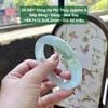 26.581* Vòng Hẹ Phỉ Thuý Jadeite A Nếp Băng - Băng - Hoa Bay 54,7x12,9x8,2mm
