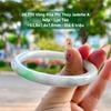 26.770 Vòng Đũa Phỉ Thuý Jadeite A - Nếp - Lục Táo ~53,8x7,4x7,8mm