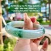 26.768 Vòng Hẹ Phỉ Thuý Jadeite A - Nếp - Nếp Hoá - Đốm Lục ~52,8x12,7x7,3mm